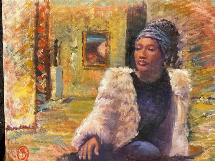 Rossitto, Barbara, "A Regal Pose", oil, $700