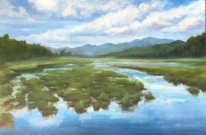 Rossitto, Barbara, "Converging Rivers", oil, $2300