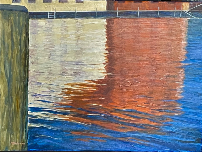 Salerno, Nick, "Homage a Rothko", acrylic, $900
