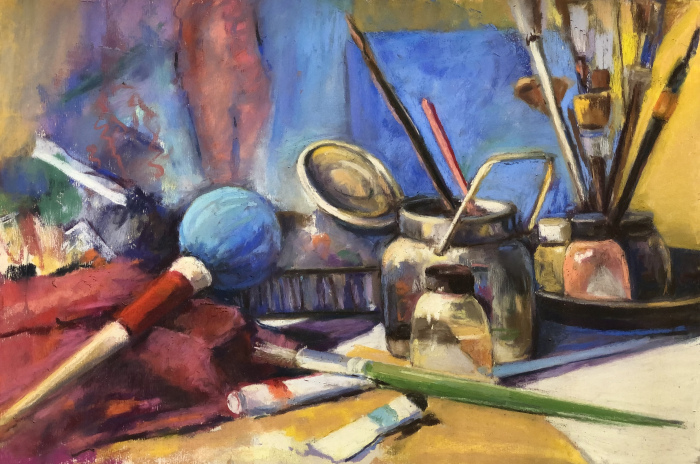 Schirmeier, Beverley A., "Letting Loose", pastel, $775