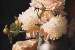 Barbour, Charles F., "Peonies (from the Marsteller farm, ca.1892)", egg tempera, $2100