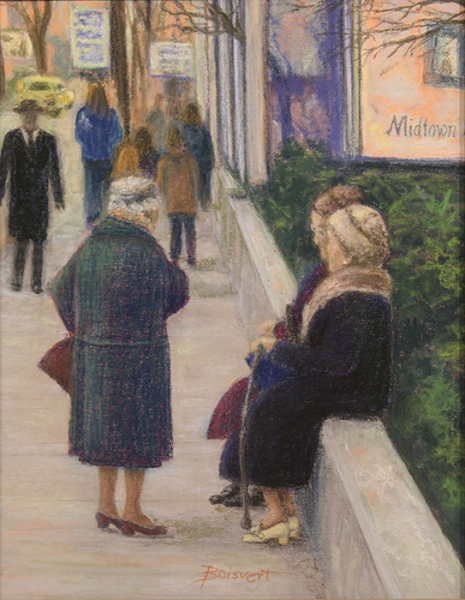 DeStefanis Boisvert Linda Nostalgic 70s Bus Stop