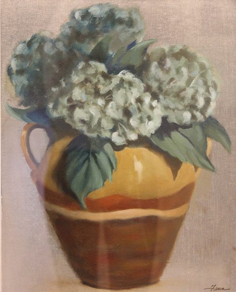 Fenn Andrea hydrangeas in Italian pot