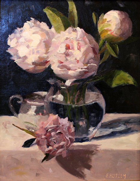 Hurley Ellen peonies on the edge