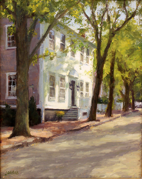 Jositas Susan Spring Light on Main Street Nantucket