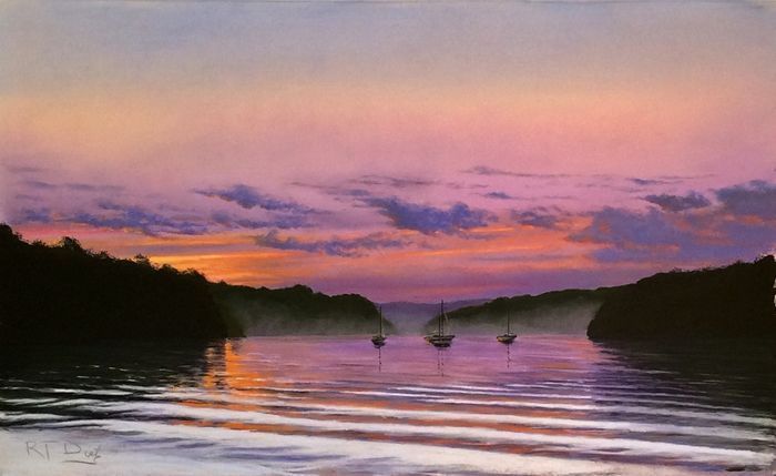 DietzRobertTDuskintheCovepastel