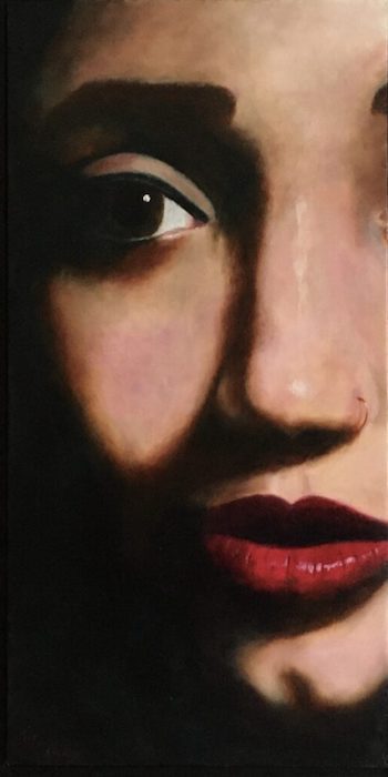 Ted Genard, "Marissa", oil, 12x24, $500