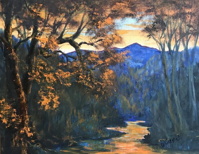 Dianne Gorrick, "Killington Mountain, Vermont", oil, 8x10, $350