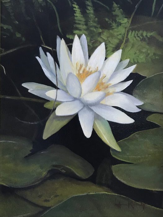 James Kennedy, "From the Muck and Mire", oil, 9x12, $500