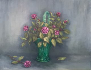Violet Nastri, "Last of the Season", oil, 11x14, $550