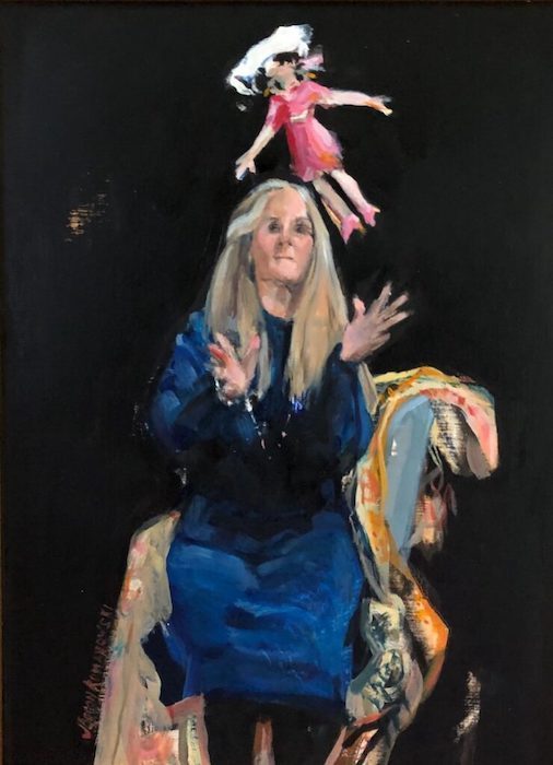 Janet Romanowski, "Divalicious", oil, 13'x10', $400