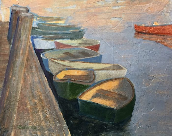 Nick Salerno, "Hazy Morning", acrylic, 11x14, $375