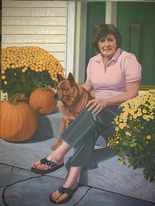 CP White, "Eileen Lucy", oil, 30x24, $2,000