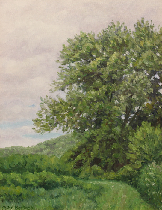 Mike Berlinski, "Summer Path, Avon", oil, 14x18, $875