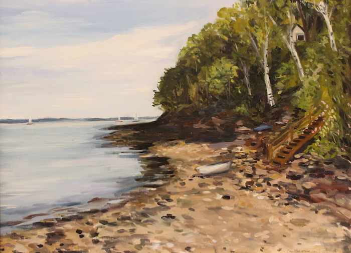 Carol Boynton, "Owl's Head", oil, 18x24, $2,100