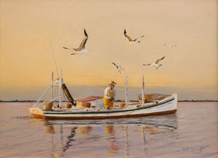 Robert Dietz, "Chesapeake Old Timer", pastel, 23x29, $1,200