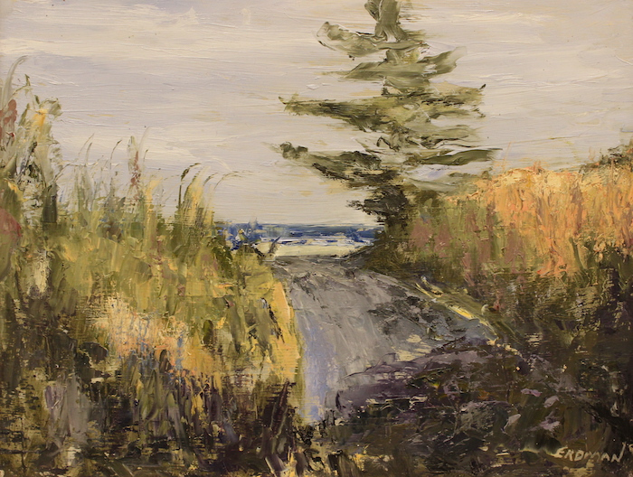 Carol Erdman, "Beach Pass", oil, 11x14, $400