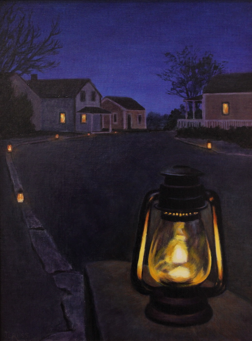 Irene Jeruss, "The Light that Guides", oil, 12x16, $750