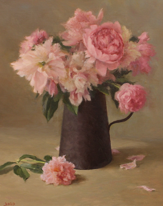 Susan Jositas, "Symphony of Pinks", oil, 20x16, $2,400