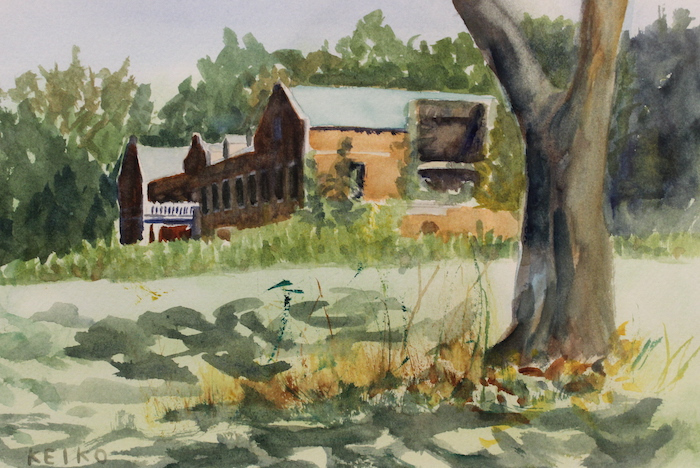 Keiko Kaiser, "Be Forgotton", watercolor, 13x16, $250
