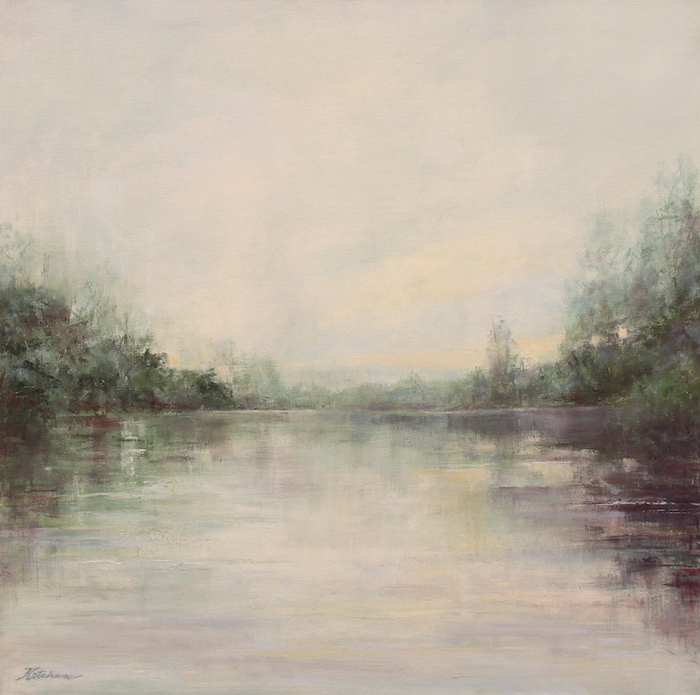 Deborah Kotchen, "Misty", oil, 24x24, $1,500