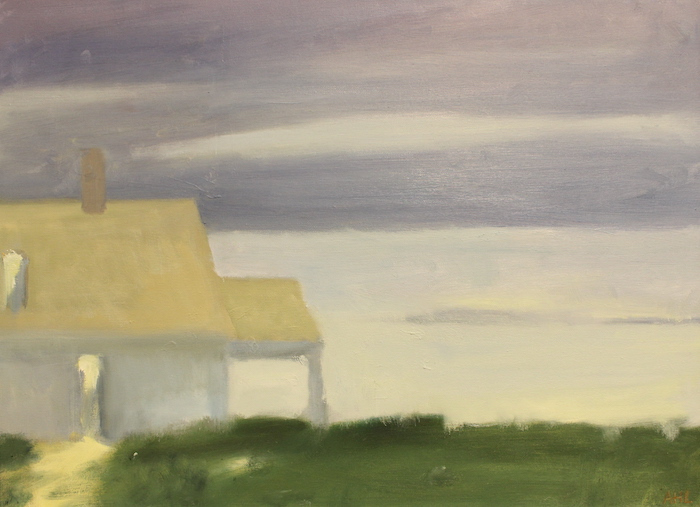 Ariane Luckey, "Some Gales Come Early", oil, 18x24, $3,500