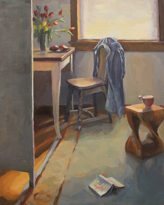 Patrice Petricone, "Interior", oil, 16x29, $1,200 SOLD