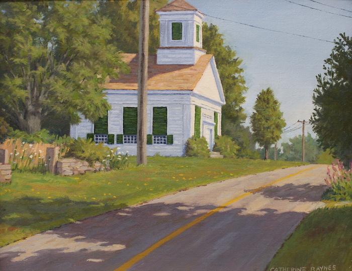 Catherine Raynes, "Country Day", oil, 8x10, $850