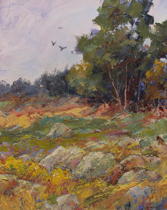 Charles I. Shaw, "Ridge View", oil, 17x22, $500
