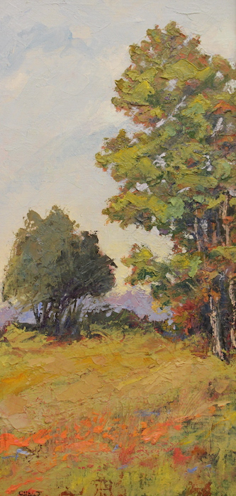 Charles I. Shaw, "Ridge", oil, 11x19, $300