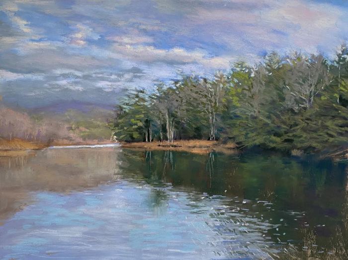 Patricia Shoemaker , "Opening Sky after Rain", pastel, 18x22, $975