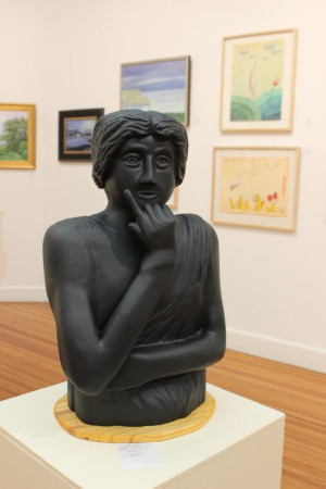 Joseph Soares, "Hypatia", basswood, $1,100