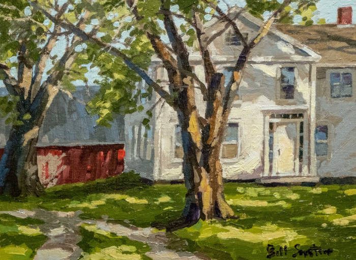 Bill Sonstrom, "Late Afternoon", oil, 9x12, $525