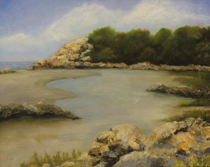 Patricia Trapp, "Low Tide", oil, 16x20, $675
