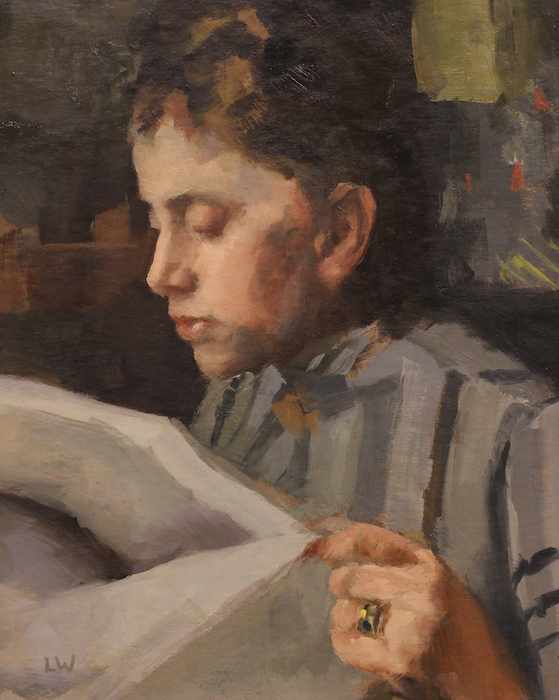 Linda Wilkinson, "After Zorn", oil, 8x10, $250
