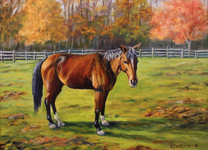 Lorraine Yurkewicz, "Isabella", oil, 12x16, $625