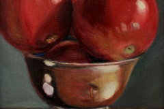 Carol Boynton, "Apples", oil, 8x10, $1,500