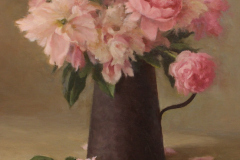 Susan Jositas, "Symphony of Pinks", oil, 20x16, $2,400
