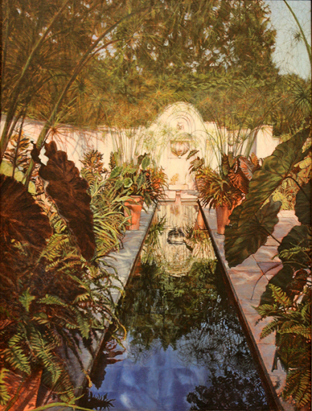 Bechtel Brenda L Papyrus with elephant ears chanticleer