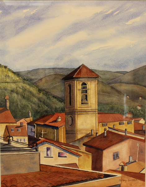 Griffin Hilary norcia rooftops Italy