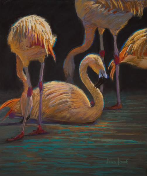 Israel Karen wading in sunshine