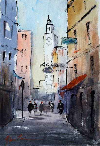 James Alan A Street In Salzburg