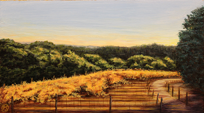 Scarvalone Polly Sunset at the Vineyard
