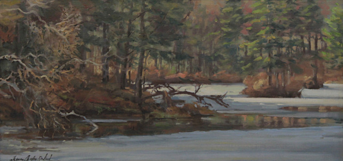 Bahosh, Sharon Jordan , "Spring Thaw", Oil, $1,500