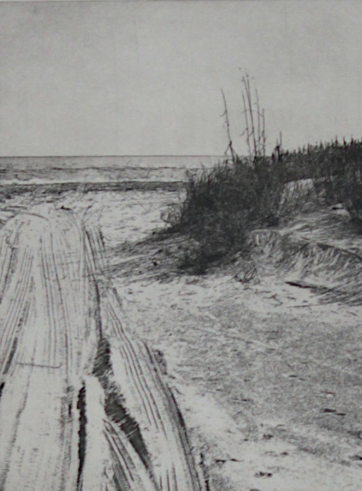 Dunn, Carol, "Beach Road", Etching, $195