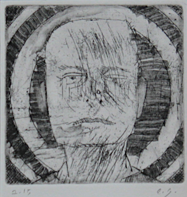 Greenier, Allan, "Untitled", Etching, $350