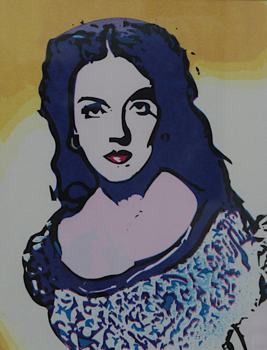 Greenier, Allan, "Pina", Color Silkscreen, $250
