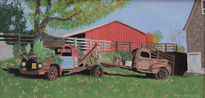 Kohlbrecher, Richard "Heavy Duty Planter" oil $485.00