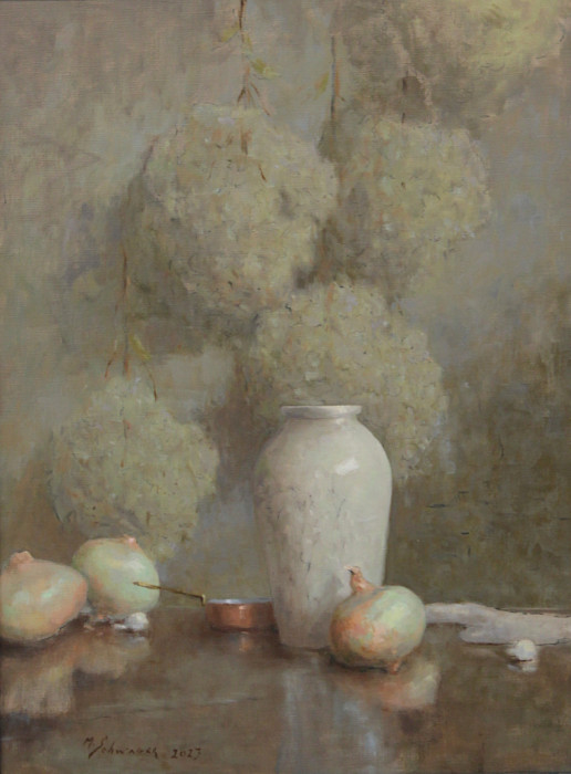 Schwager, Matthew, "A Moment of Serenity", Oil on Canvas, $2,600