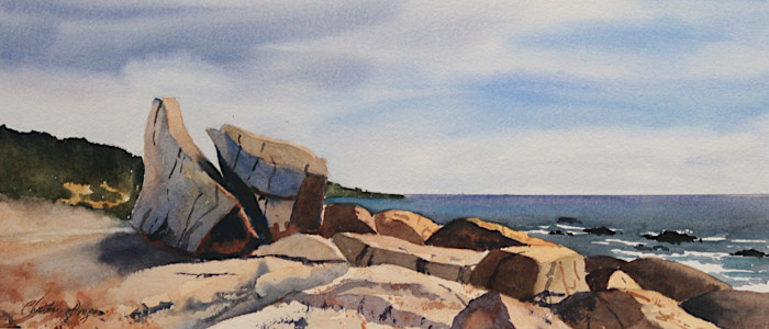 Drago, Christine, "Divided We Stand", Watercolor, $750